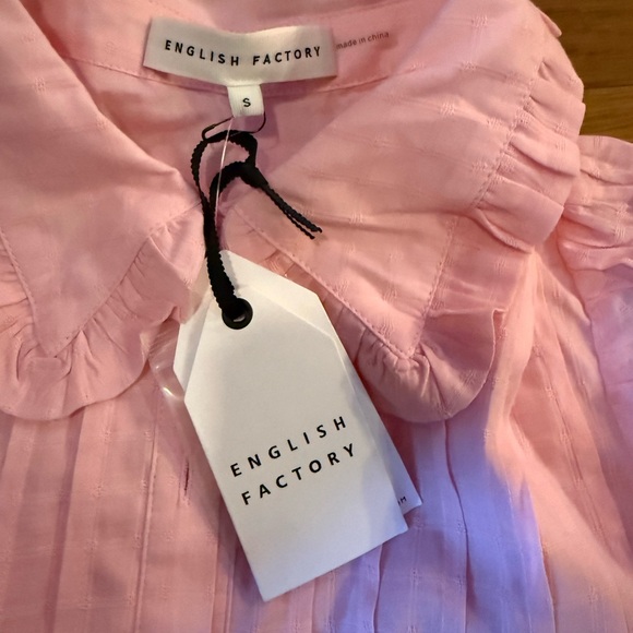 English Factory Light Pink Ruffled Blouse - Picture 3 of 6
